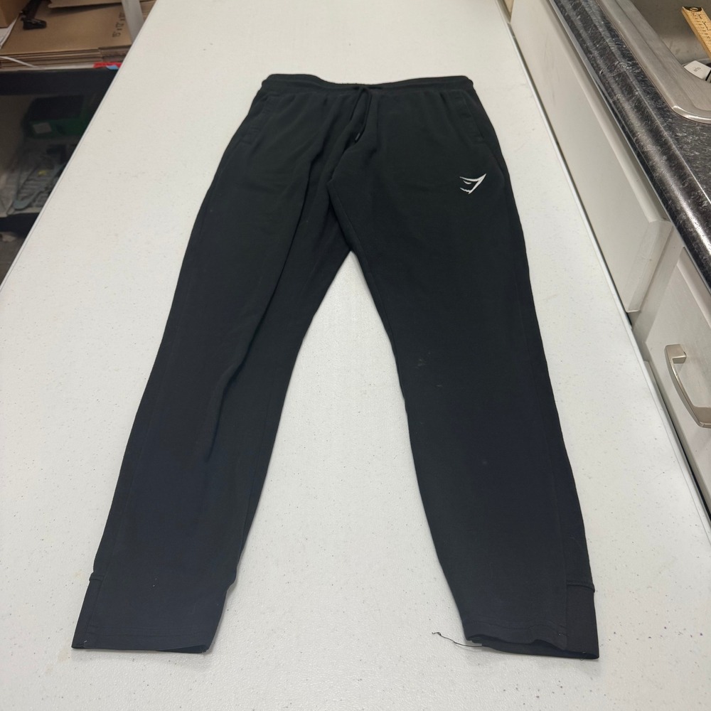 Gymshark Mens Small Black Joggers Slim Fit Activewear Sweatpants